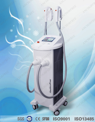 2 Handpieces kulit peremajaan mesin dengan E-terang IPL RF